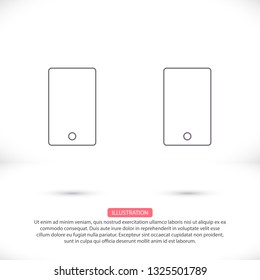 Vector icon phone