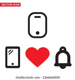 Vector icon phone