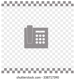 Vector icon of a phone.