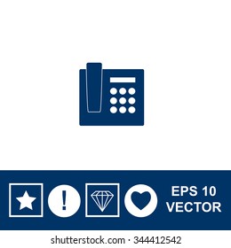 Vector icon of a phone.