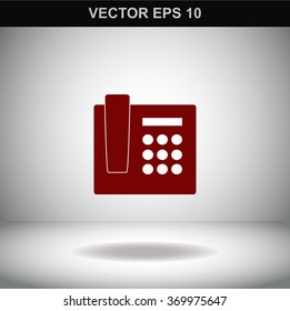 Vector icon of a phone.