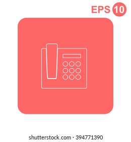 Vector icon of a phone.