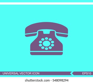 Vector icon of a phone.