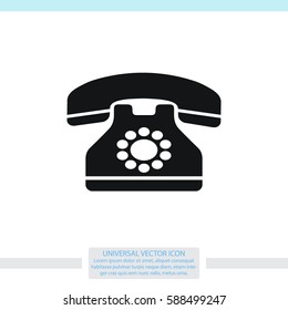 Vector icon of a phone.