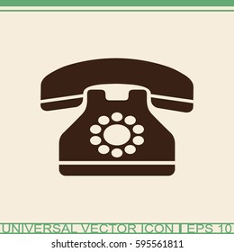 Vector icon of a phone.