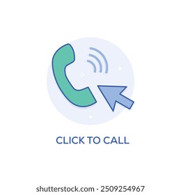 Icono de Vector para teléfono, acción, contáctenos, marcar un número, hacer una llamada, 