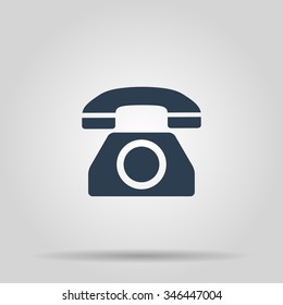Vector icon of a phone. Flat design style eps 10