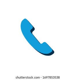 vector icon Phone
isometric. 3d  sign isolated on white background.