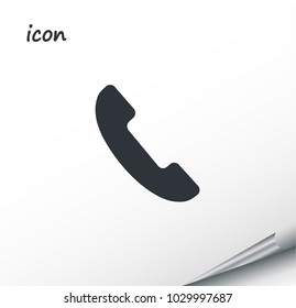 vector icon Phone on a wrapped silver sheet