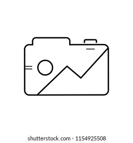 Vector icon for photo app