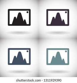 Vector icon picture 10 EPS
