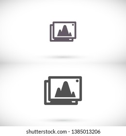 Vector icon picture 10 EPS . Lorem Ipsum Illustration design