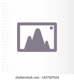Vector icon picture 10 EPS . Lorem Ipsum Illustration design
