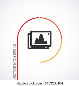 Vector icon picture 10 EPS . Lorem Ipsum Illustration design