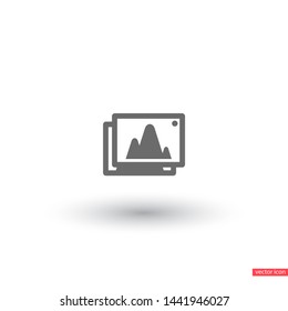 Vector icon picture 10 EPS . Lorem Ipsum Illustration design