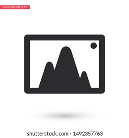 Vector icon picture 10 EPS . Lorem Ipsum Illustration design