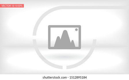 Vector icon picture 10 EPS . Lorem Ipsum Illustration design
