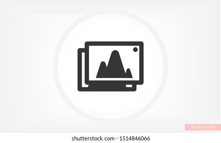 Vector icon picture 10 EPS . Lorem Ipsum Illustration design