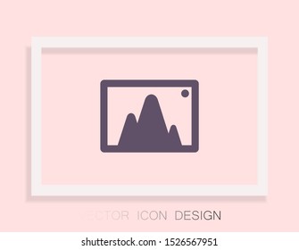 Vector icon picture 10 EPS . Lorem Ipsum Illustration design