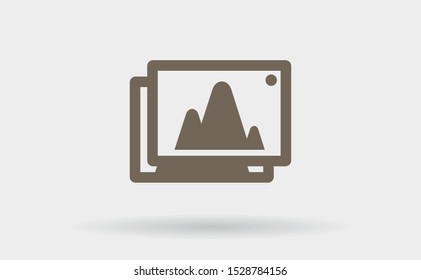 Vector icon picture 10 EPS . Lorem Ipsum Illustration design