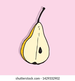 vector icon with a picture of pears