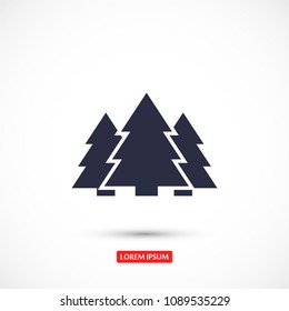 Vector icon pines 10 EPS