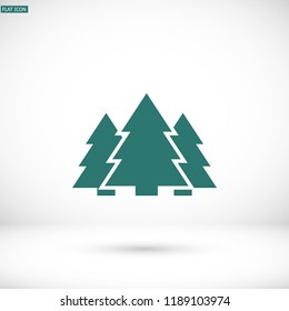 Vector icon pines 10 EPS
