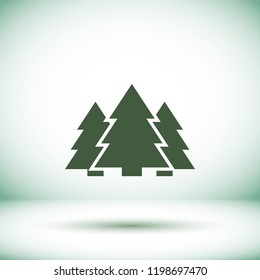 Vector icon pines 10 EPS