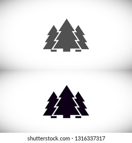 Vector icon pines 10 EPS