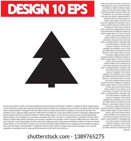 Vector icon pines 10 EPS . Lorem Ipsum Illustration design