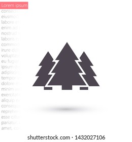 Vector icon pines 10 EPS . Lorem Ipsum Illustration design