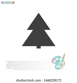 Vector icon pines 10 EPS . Lorem Ipsum Illustration design