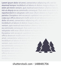 Vector icon pines 10 EPS . Lorem Ipsum Illustration design