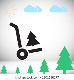Vector icon pines 10 EPS . Lorem Ipsum Illustration design