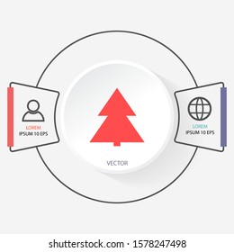 Vector icon pines 10 EPS . Lorem Ipsum Illustration design