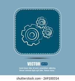 Vector icon pinion 