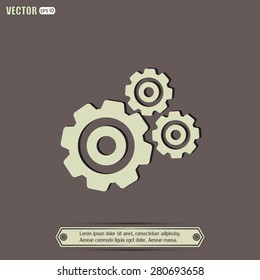 Vector icon pinion 