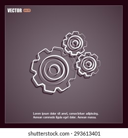 Vector icon pinion 