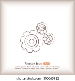 Vector icon pinion 