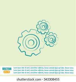 Vector icon pinion 