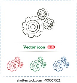 Vector icon pinion 