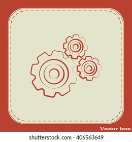 Vector icon pinion 