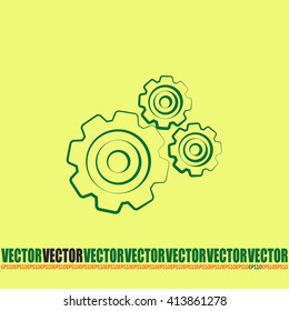 Vector icon pinion 