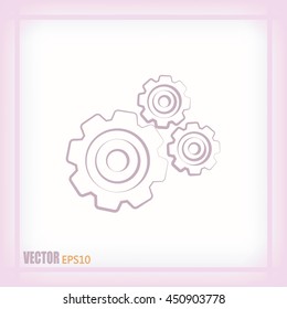 Vector icon pinion 