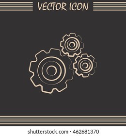 Vector icon pinion 
