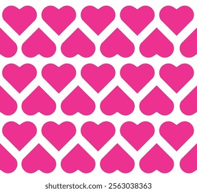 Vector icon of a pink heart set. pink heart in flat design, Flat vector illustration isolated on a white background. vector illustration, flat 2D pink heart set collection