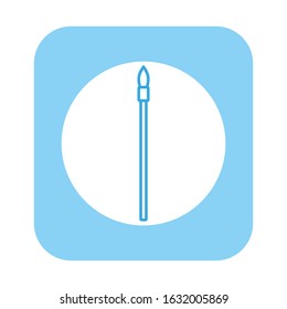 vector icon, plaid painter brush