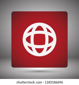 Vector icon planet 10 EPS