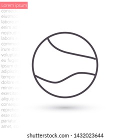 Vector icon planet 10 EPS . Lorem Ipsum Illustration design