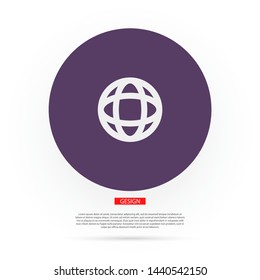 Vector icon planet 10 EPS . Lorem Ipsum Illustration design